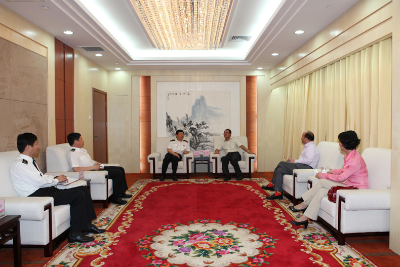 赵龙池关长会见中国电信股份有限公司安徽分公