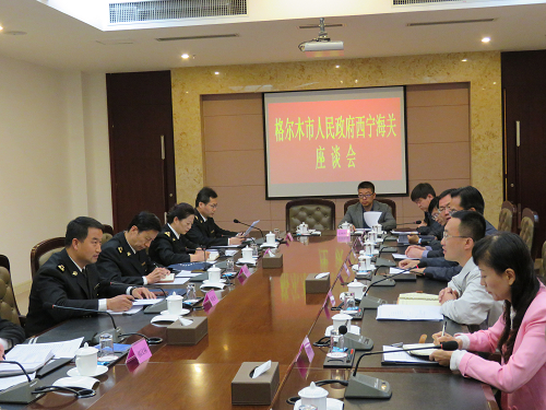 西宁海关关长靳延勇带领工作组赴海西州工作调