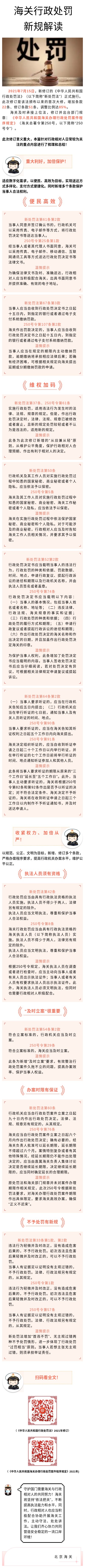 海关行政处罚新规解读