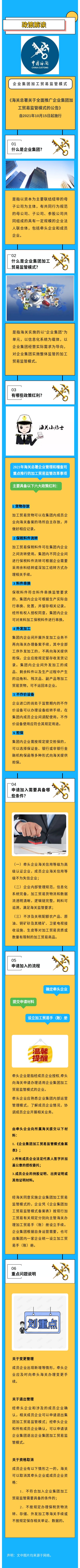 企業(yè)集團加工貿易監(jiān)管模式政策解讀