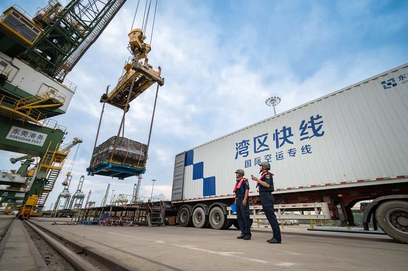 东莞-香港国际空港中心运行三周年 进出口货值突破650亿元（图）