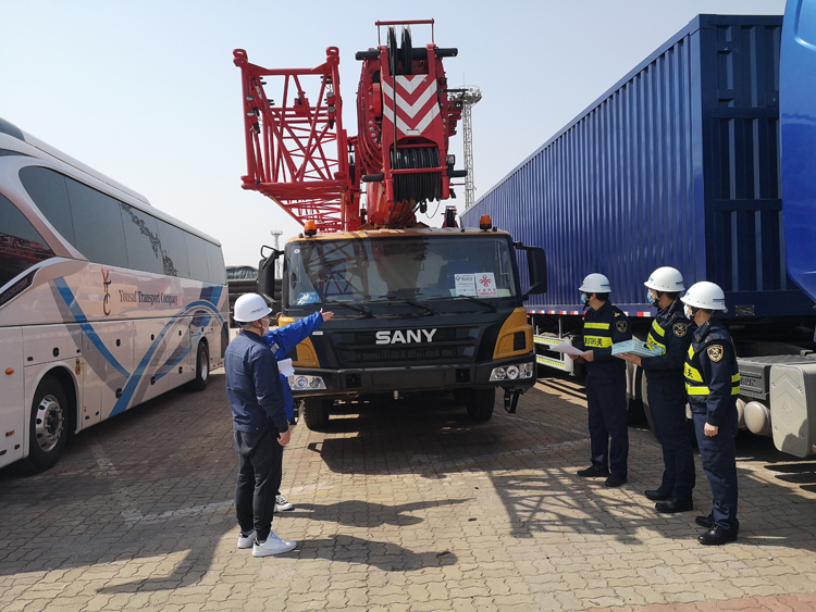 上海海关所属吴淞海关积极推进援外工程等重大项目复工复产（图）