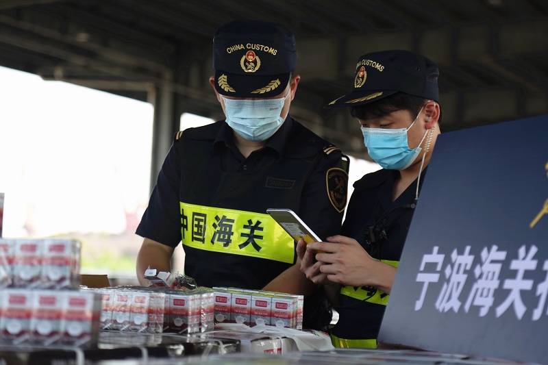 重约70吨!宁波海关查获“龙腾行动2020”以来最大案值、最多数量出口侵权案件（图）2