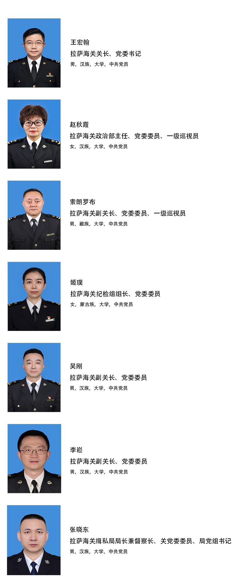 关领导简介（官网）