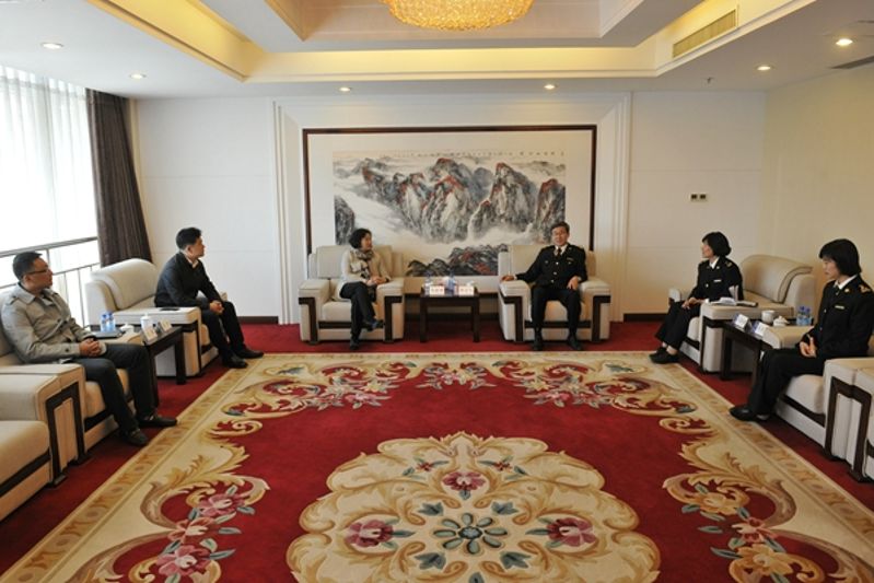 主任会见省文明办付晨明主任一行并参加沈阳海